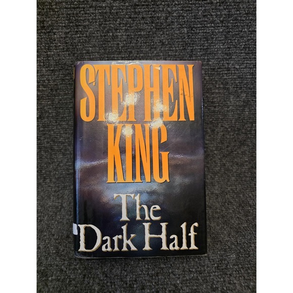 Other - Vintage The Dark Half Stephen King Viking HC DJ Horror Novel‎ Black 1989 USA